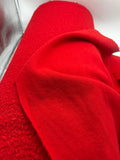 Boucle Fleece - Red