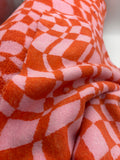 CRAZY FLEECE  - Pink and Orange