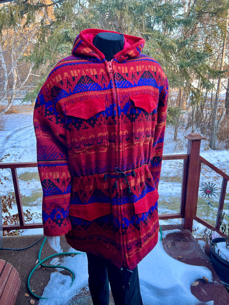 Navajo cheap print hoodie